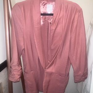 LC Lauren Conrad Rosewood Open-Front Blazer